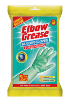 Elbow Grease 1pc Medium Aqua Anti-Bacterial Gloves